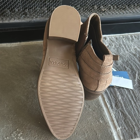 Bootie: Sonoma Size 7 Medium, Upper Leather, Taupe NEW WITH TAGS - Picture 5 of 5